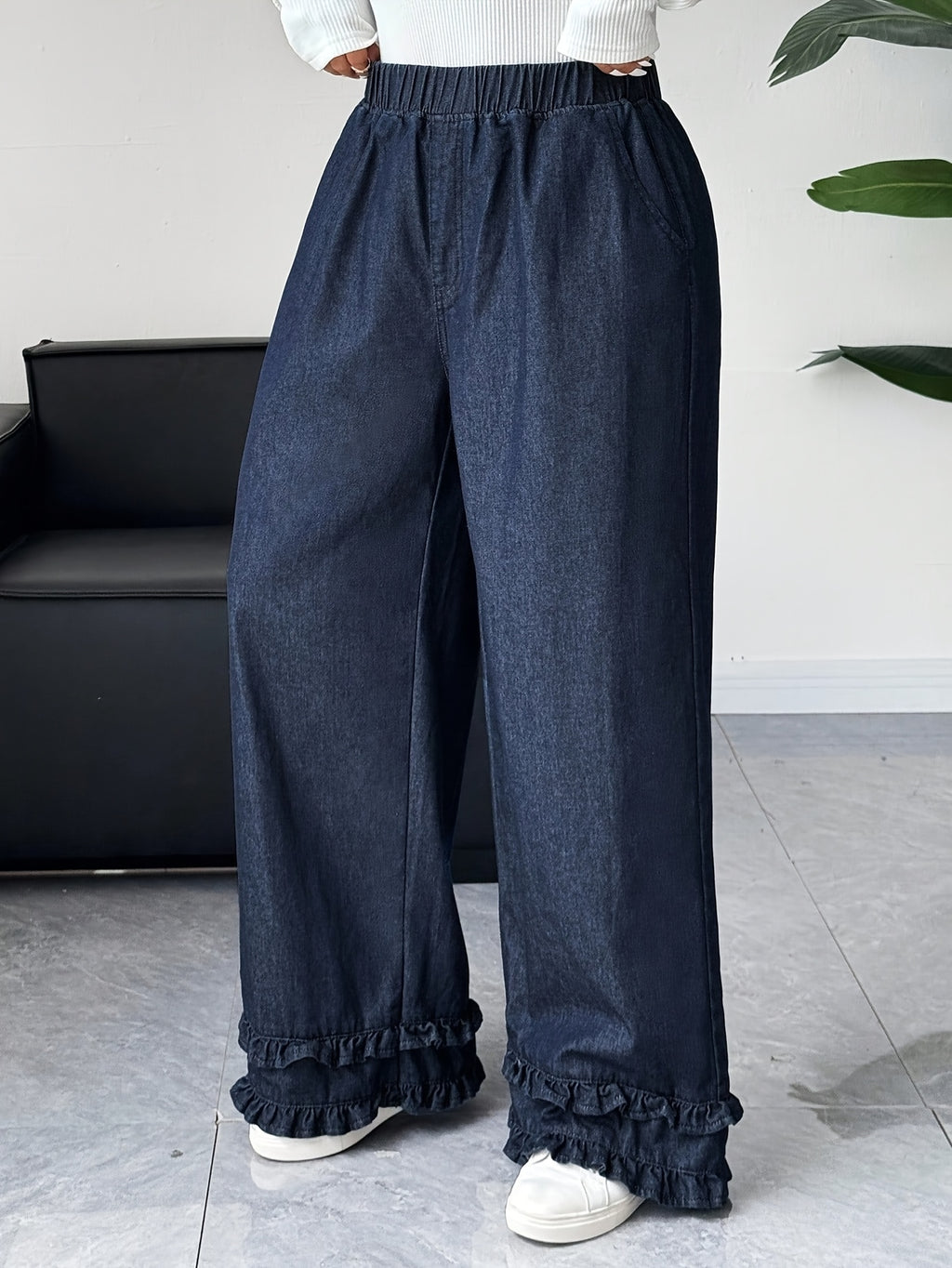 Amelie Women’s Relaxed Wide-Leg Jeans