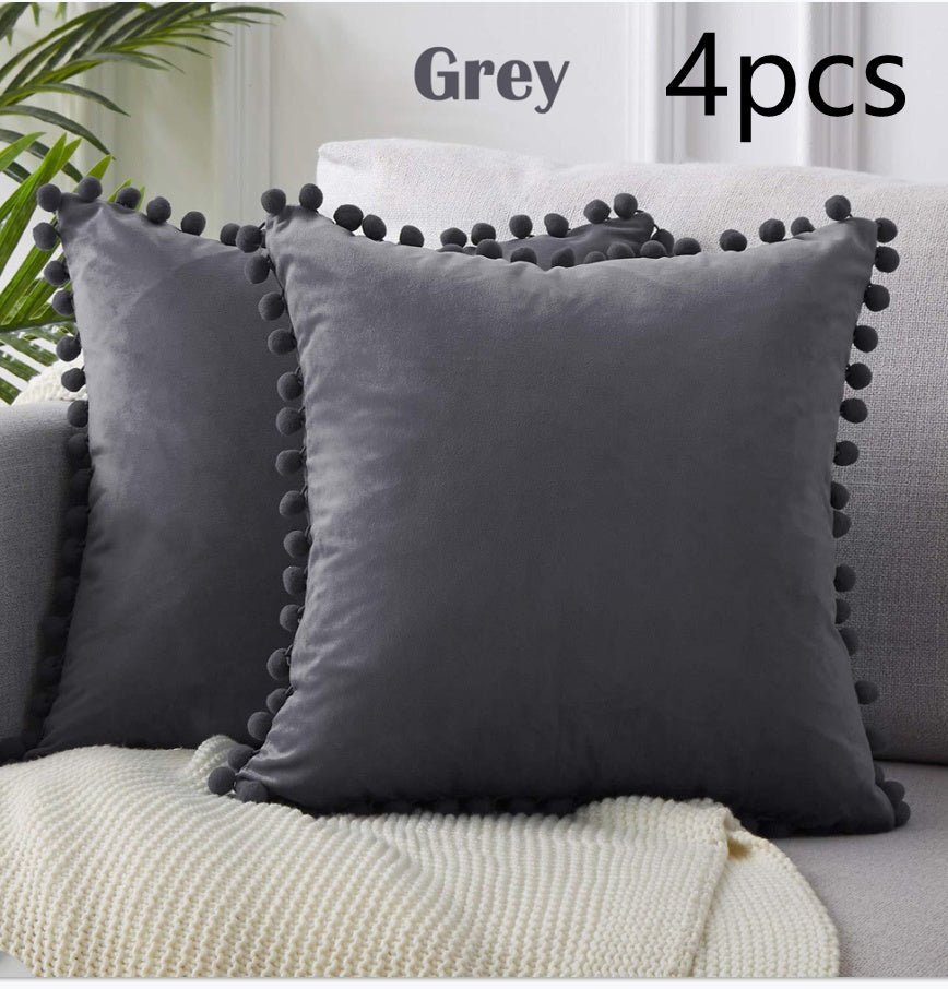 Plush Nordic Cushion Cover