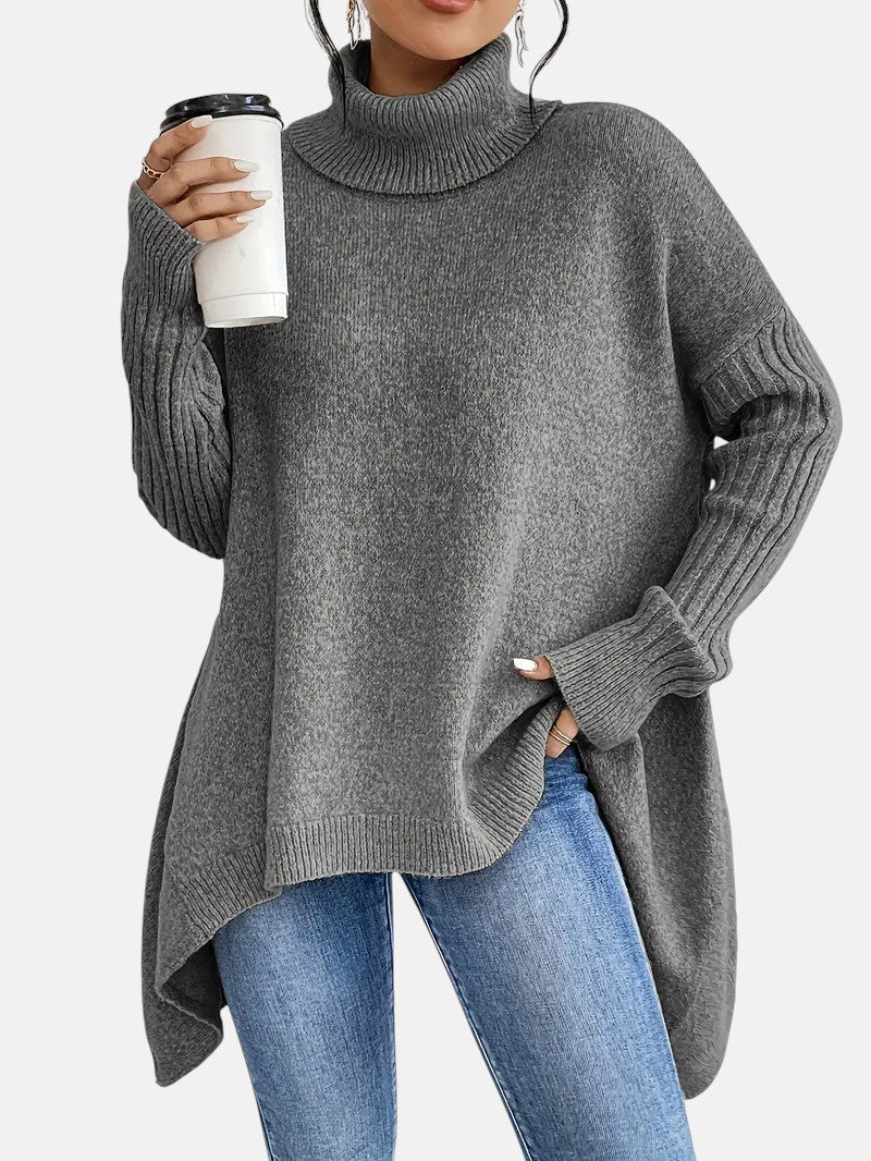 Brigitte | Long Turtle Neck Jumper