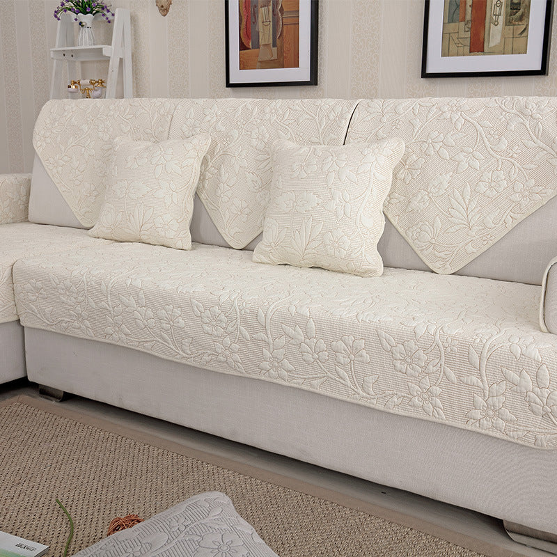 Natural Cotton Sofa Cover