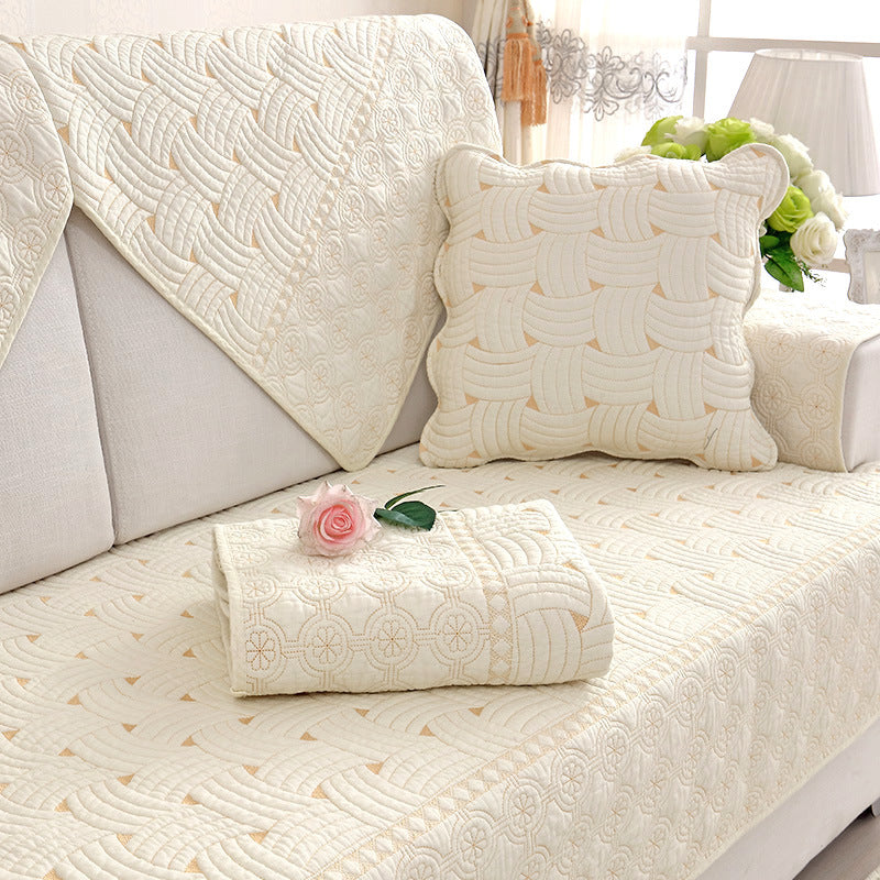 Natural Cotton Sofa Cover