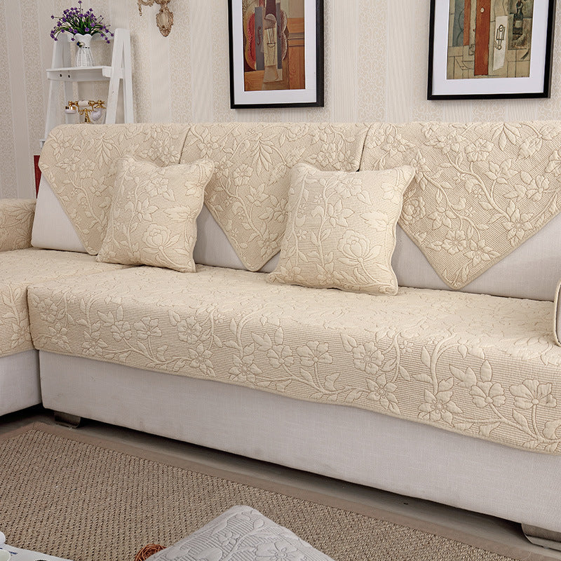 Natural Cotton Sofa Cover
