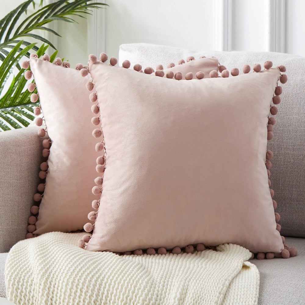 Plush Nordic Cushion Cover