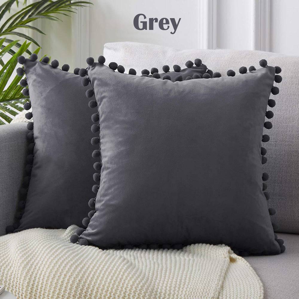 Plush Nordic Cushion Cover