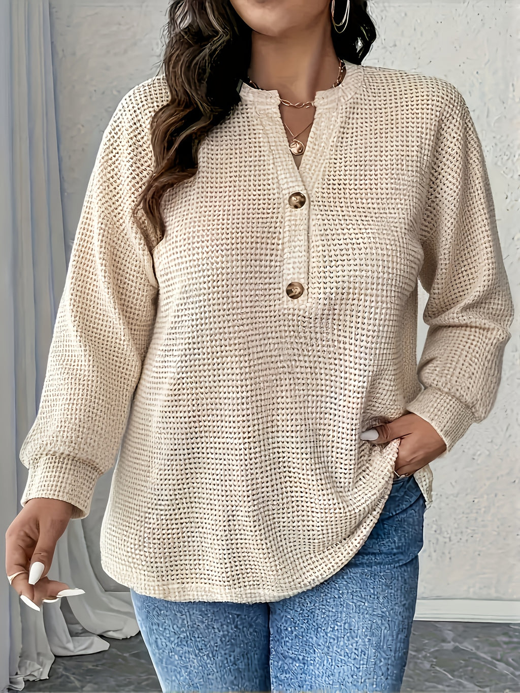 Helena Striped V-Neck Top