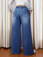 Camille Elastic-Waist Jeans