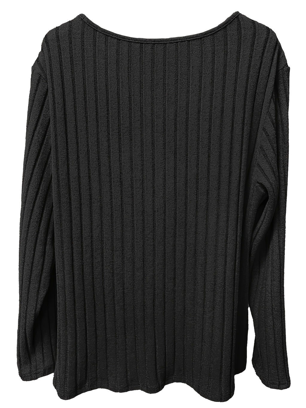 Madeleine Ribbed V-Neck Pullover