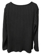Madeleine Ribbed V-Neck Pullover