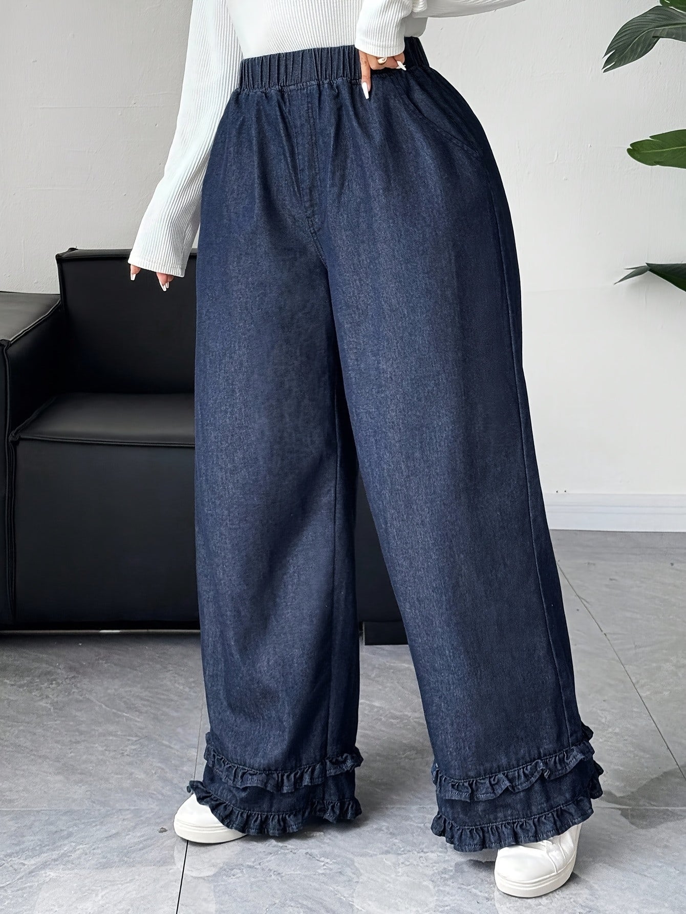 Amelie Women’s Relaxed Wide-Leg Jeans