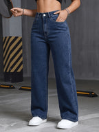 Valentina High-Waisted Wide-Leg Jeans