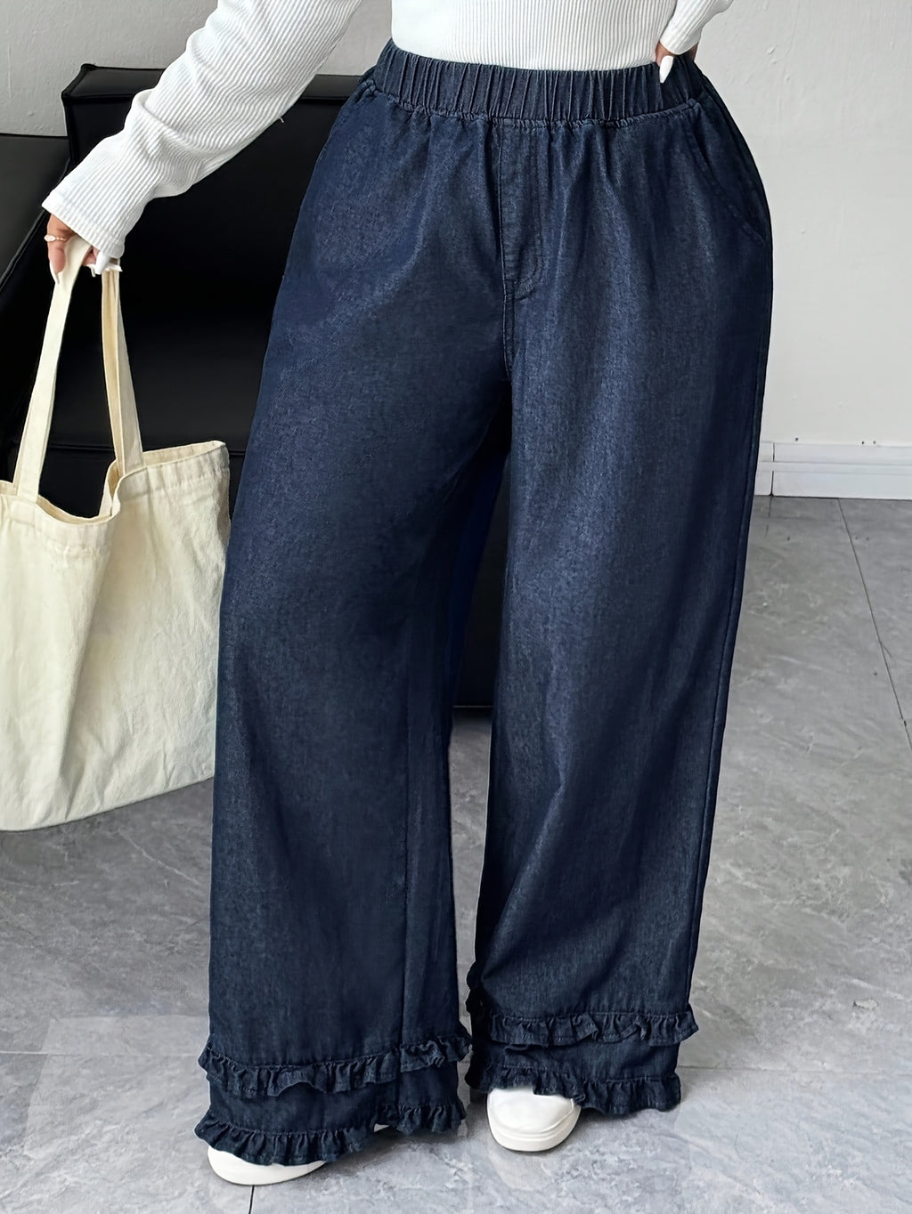 Amelie Women’s Relaxed Wide-Leg Jeans
