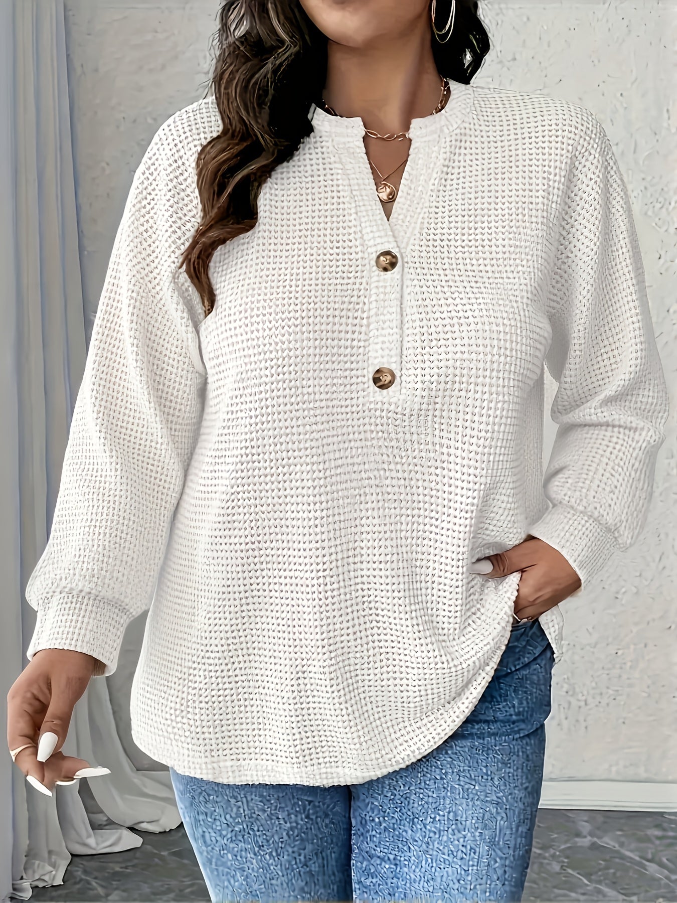 Helena Striped V-Neck Top