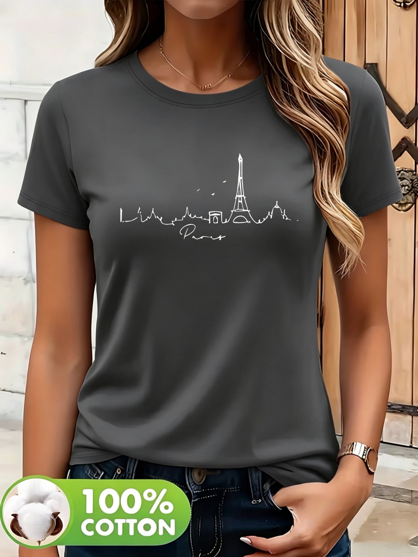 Margot Paris Graphic Cotton T-Shirt