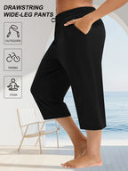 Colette Wide-Leg Capri Pants