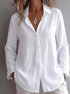 Aurelia V-Neck Textured Shirt