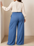 Marielle High-Waisted Wide-Leg Trousers