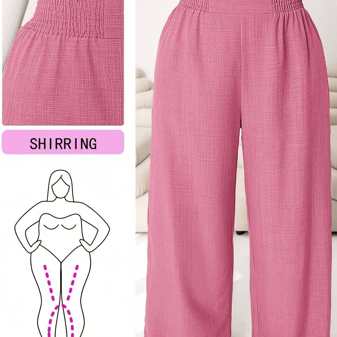 Juliette Pleated Straight-Leg Trousers
