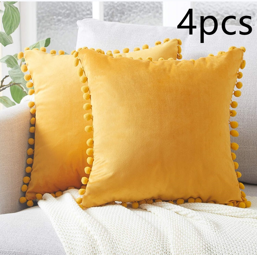 Plush Nordic Cushion Cover