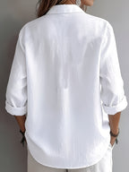 Aurelia V-Neck Textured Shirt
