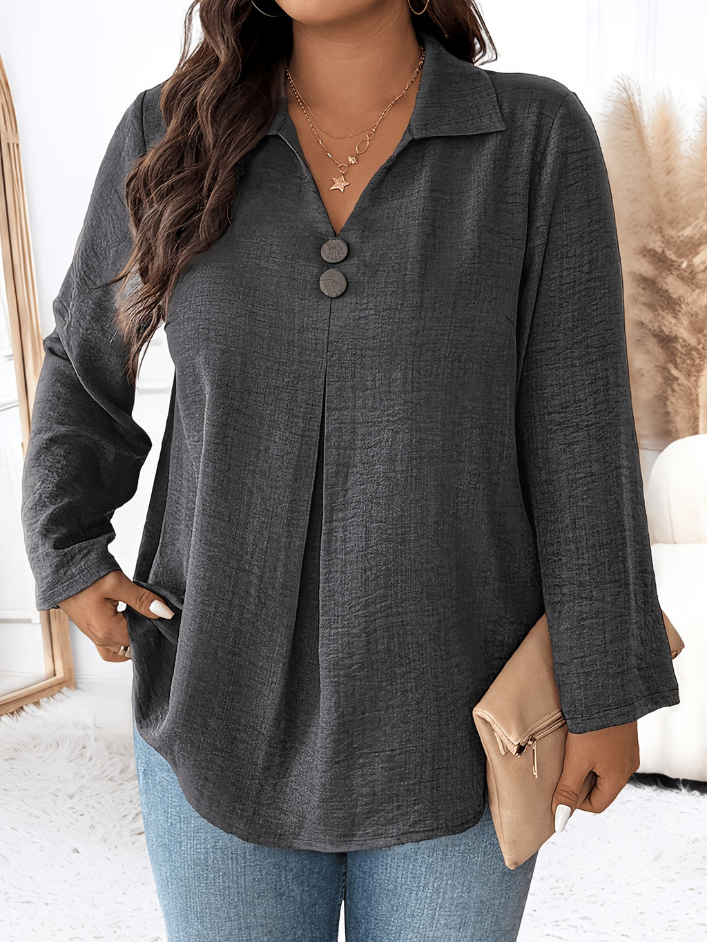 Rosalie V-Neck Top&nbsp;