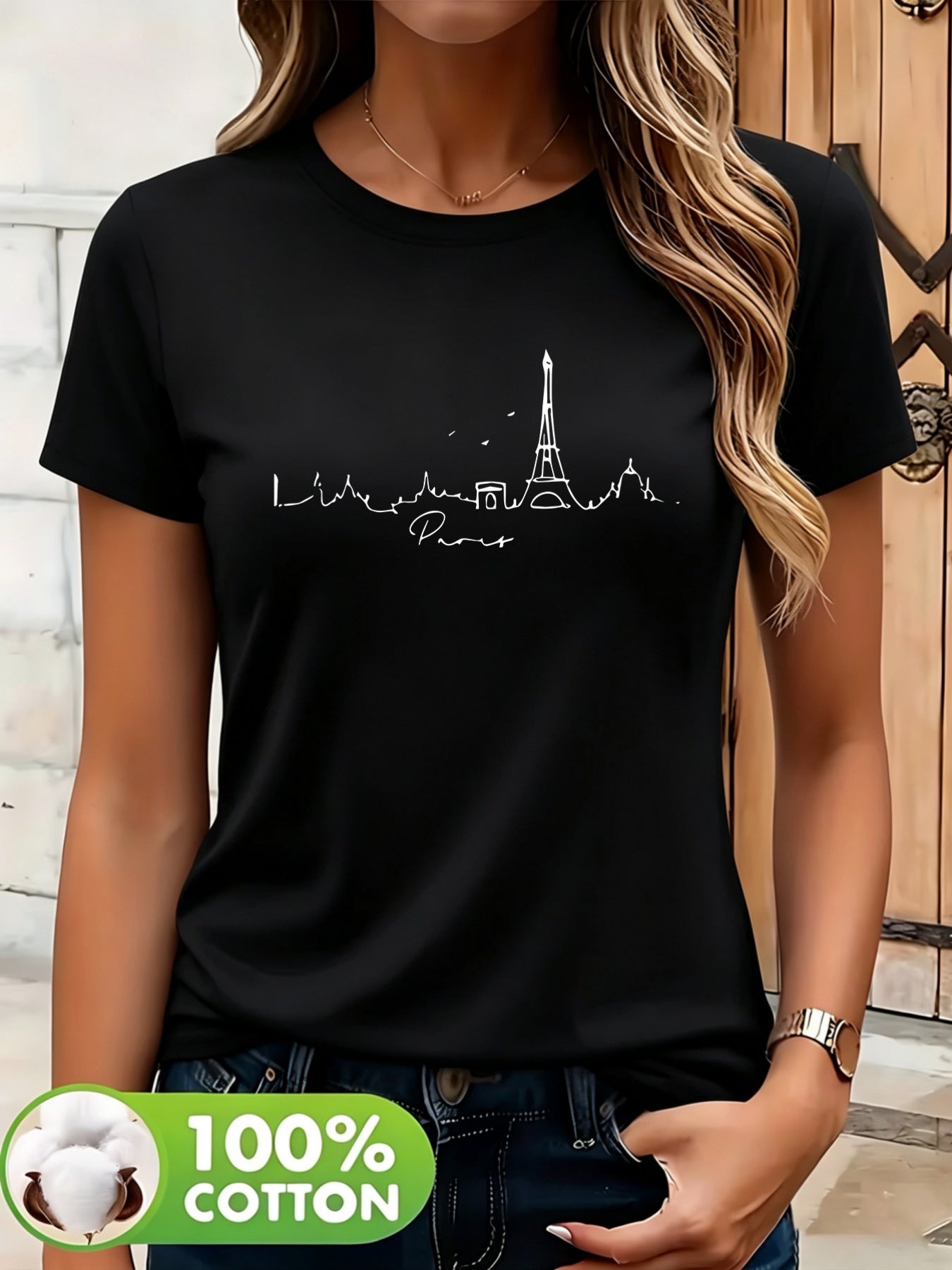 Margot Paris Graphic Cotton T-Shirt