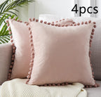 Plush Nordic Cushion Cover