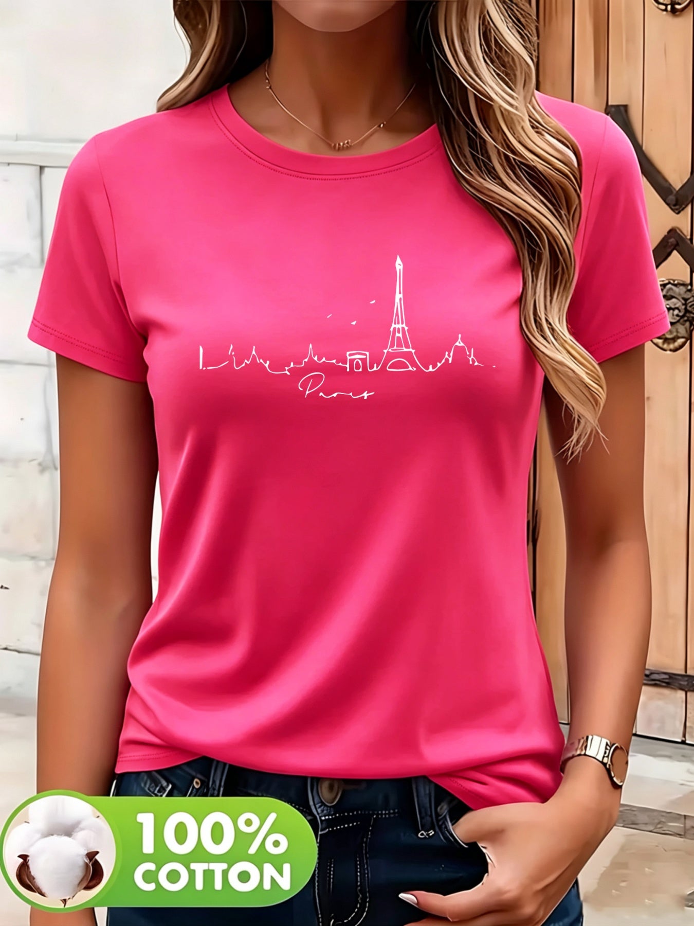Margot Paris Graphic Cotton T-Shirt