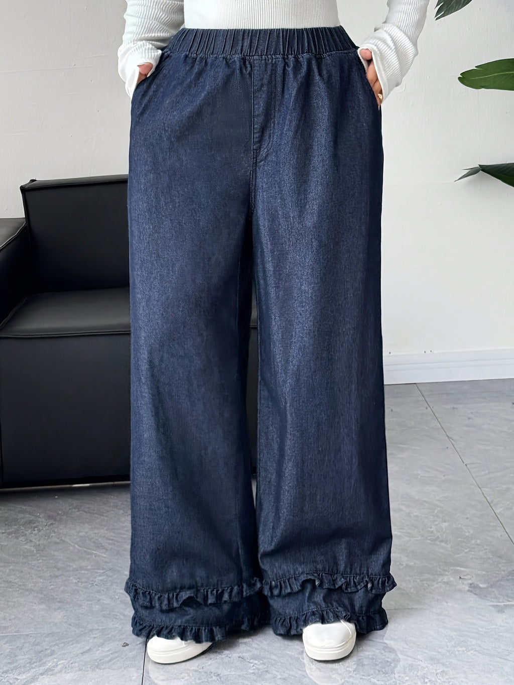 Amelie Women’s Relaxed Wide-Leg Jeans