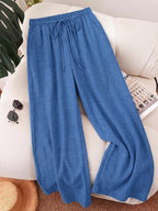 Marielle High-Waisted Wide-Leg Trousers