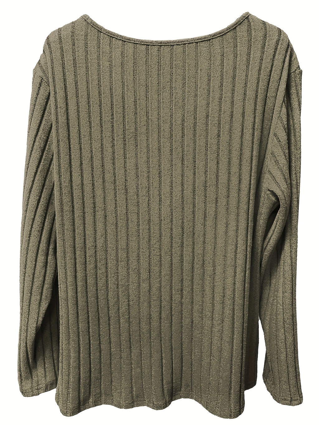 Madeleine Ribbed V-Neck Pullover