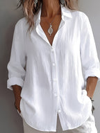 Aurelia V-Neck Textured Shirt