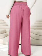 Juliette Pleated Straight-Leg Trousers