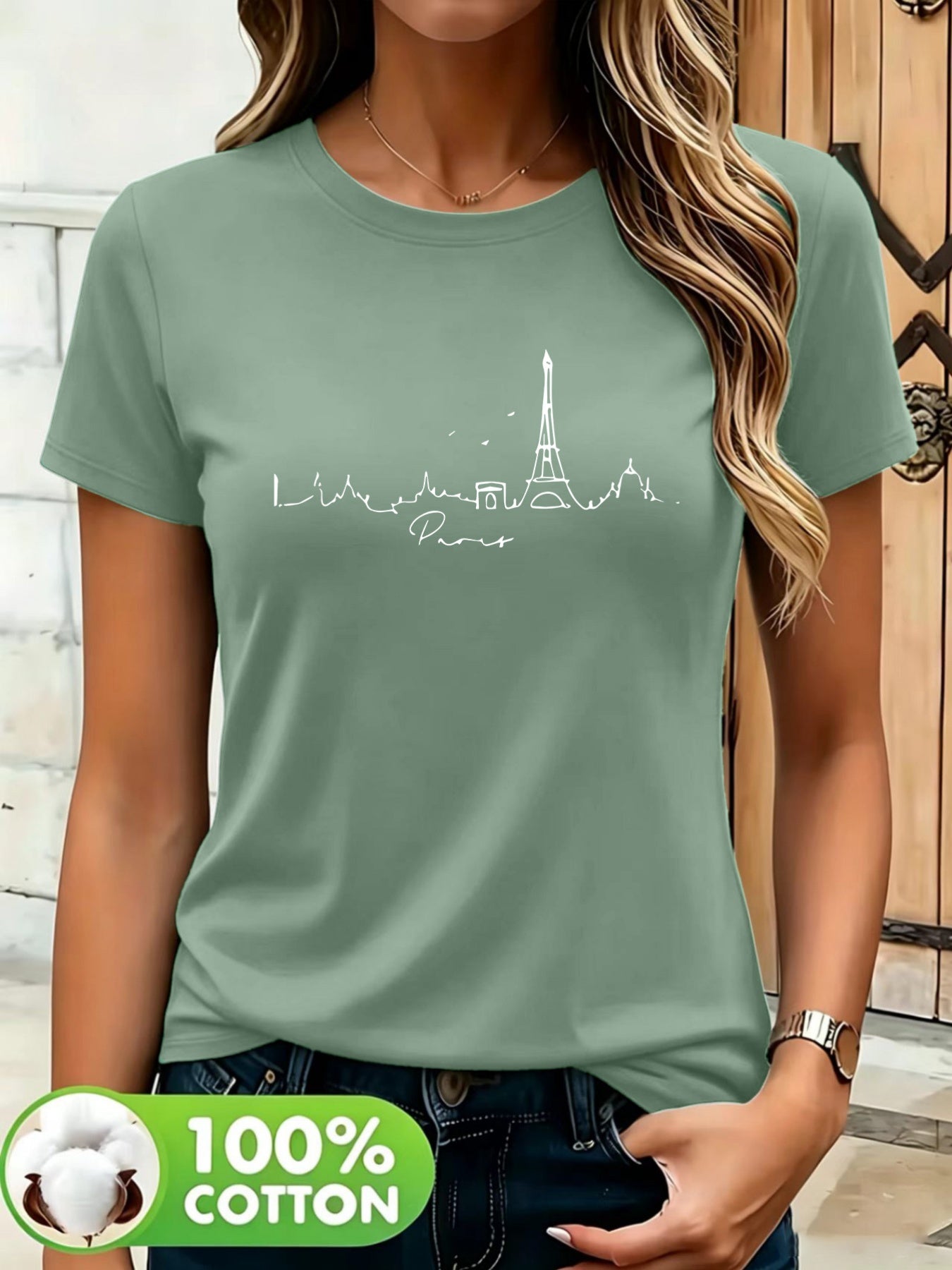 Margot Paris Graphic Cotton T-Shirt