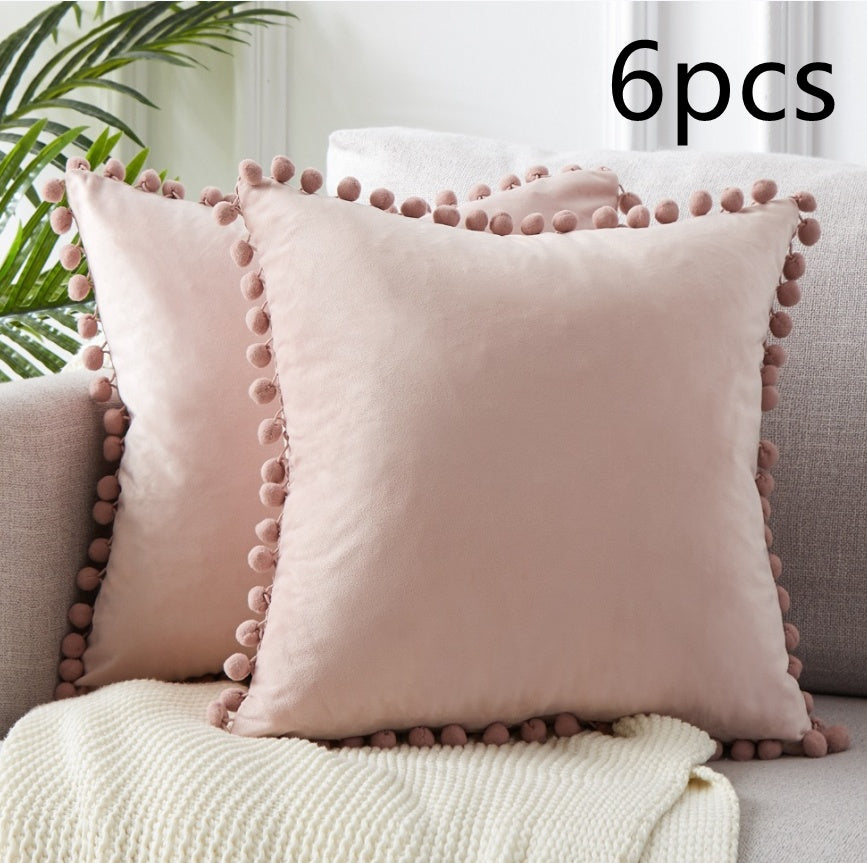 Plush Nordic Cushion Cover