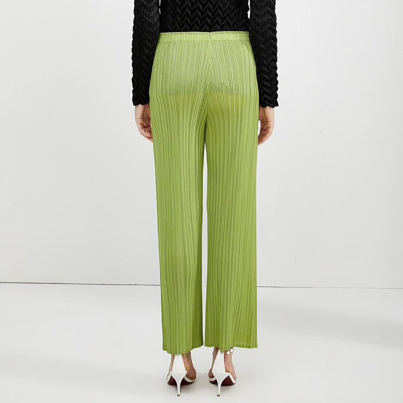 Miyake Loose Straight Pleated | Pants