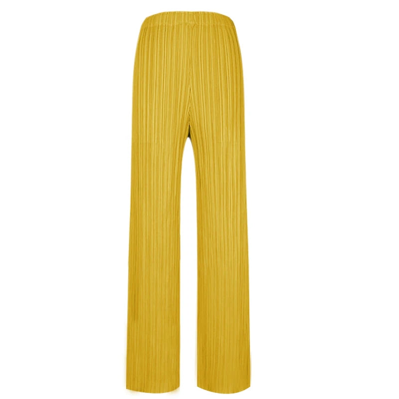 Miyake Loose Straight Pleated | Pants