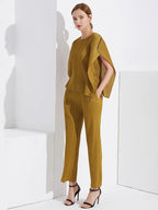 Miyake Loose Straight Pleated | Pants