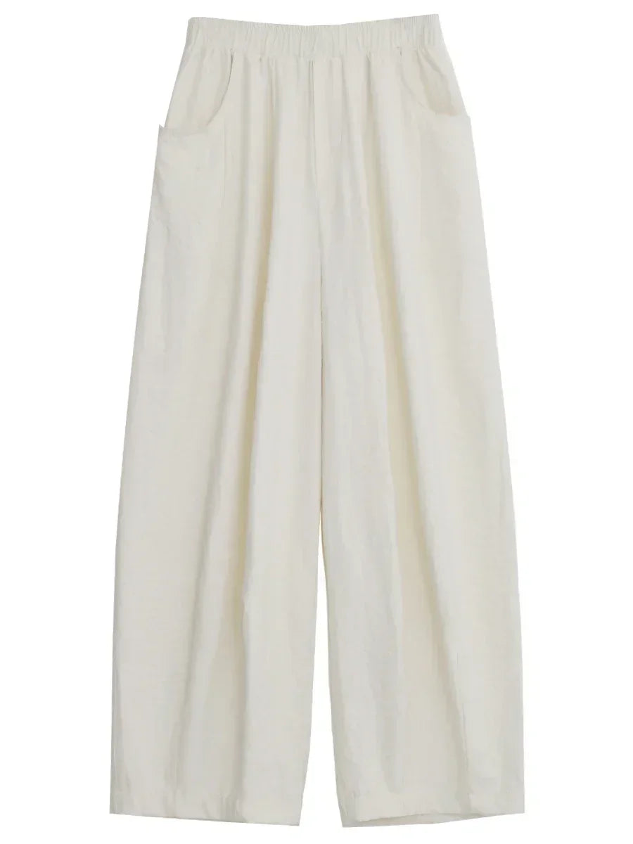 Aveline Pleated Wide-Leg | Pants