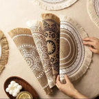 Boho Jute Fringe Placemat
