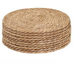 Hand-Woven Rustic Placemats – 7-Piece Set