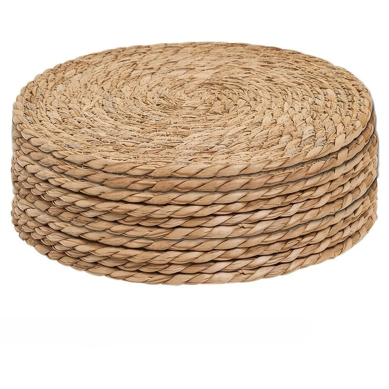 Hand-Woven Rustic Placemats – 7-Piece Set
