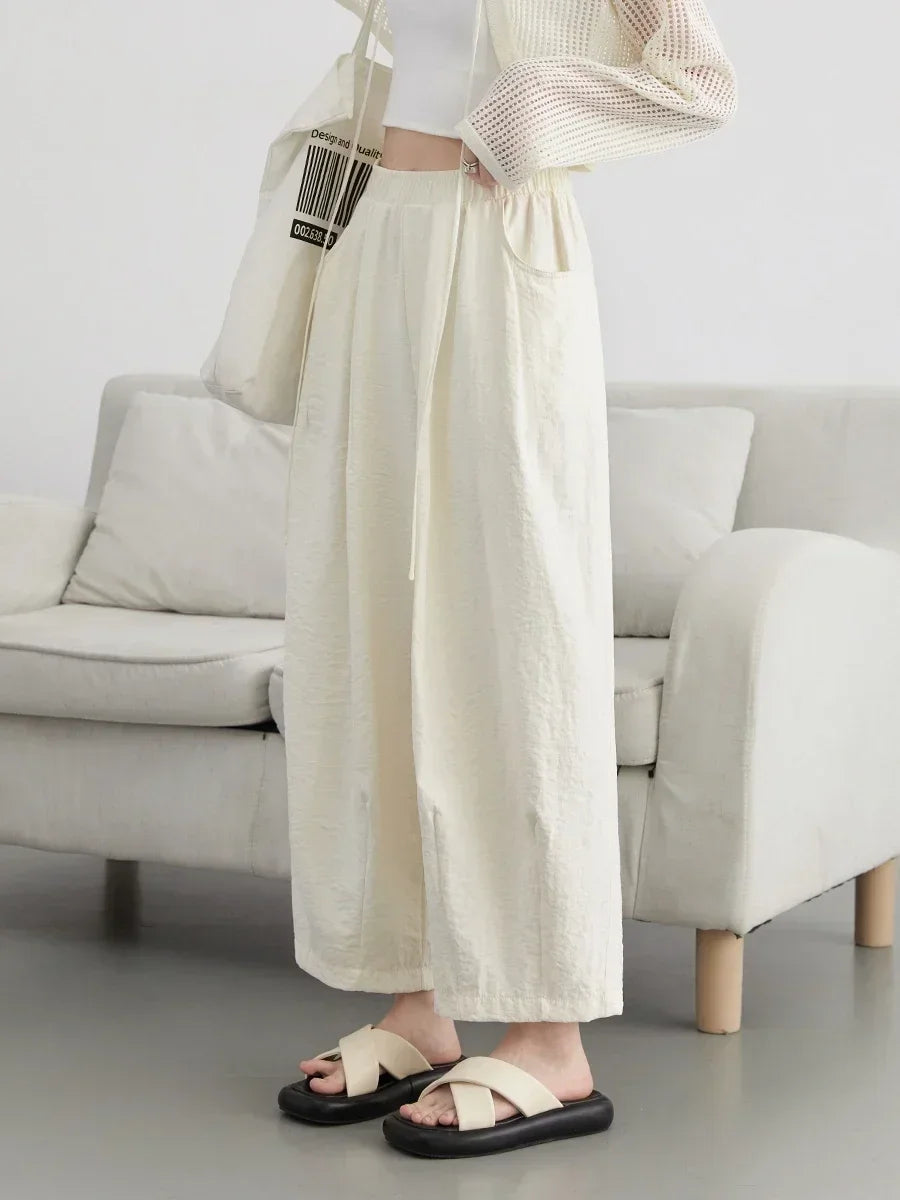 Aveline Pleated Wide-Leg | Pants
