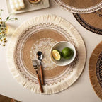 Boho Jute Fringe Placemat