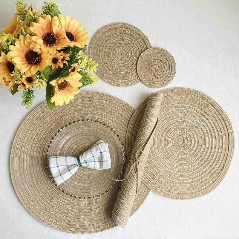 Nordic Woven Round Placemat