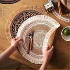 Boho Jute Fringe Placemat