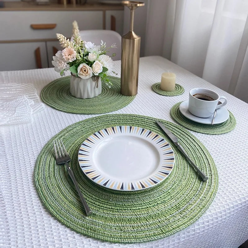 Nordic Woven Round Placemat