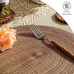 Natural Braided Oval Placemats