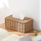 Florence Woven Rattan-Style Tissue Box