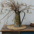 Hand-Woven Rustic Placemats – 7-Piece Set
