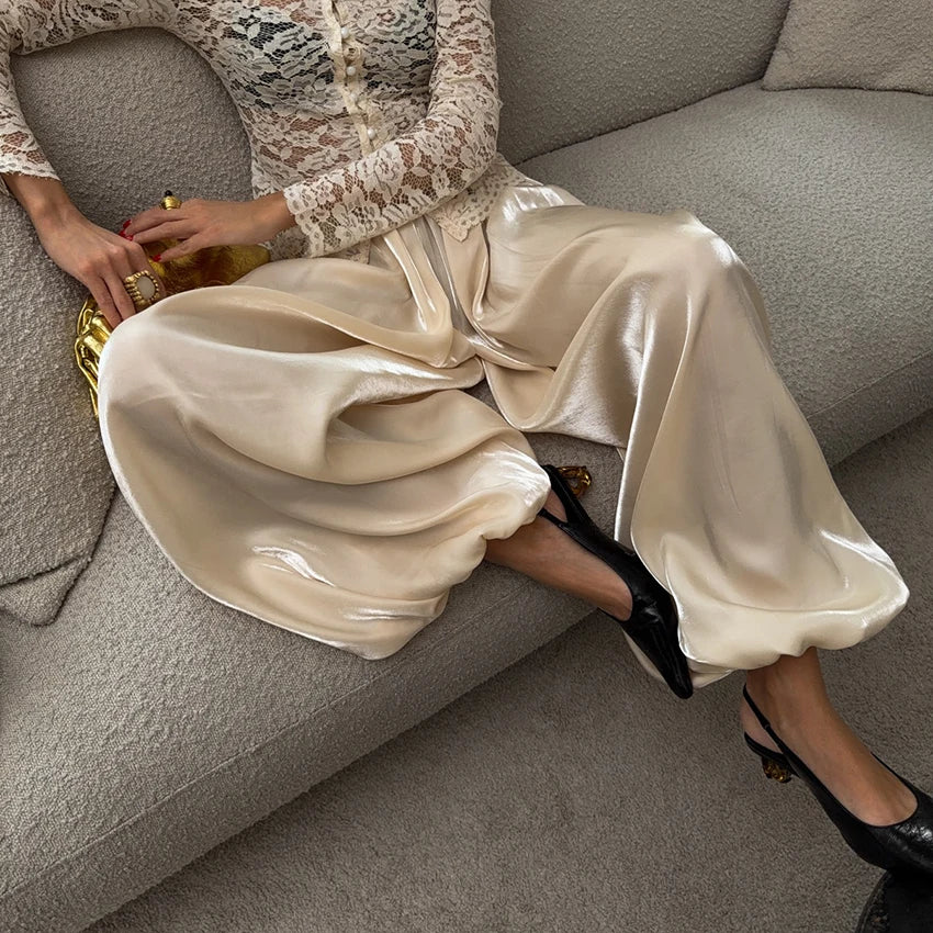 Linad Bloomers | Pleated Trousers